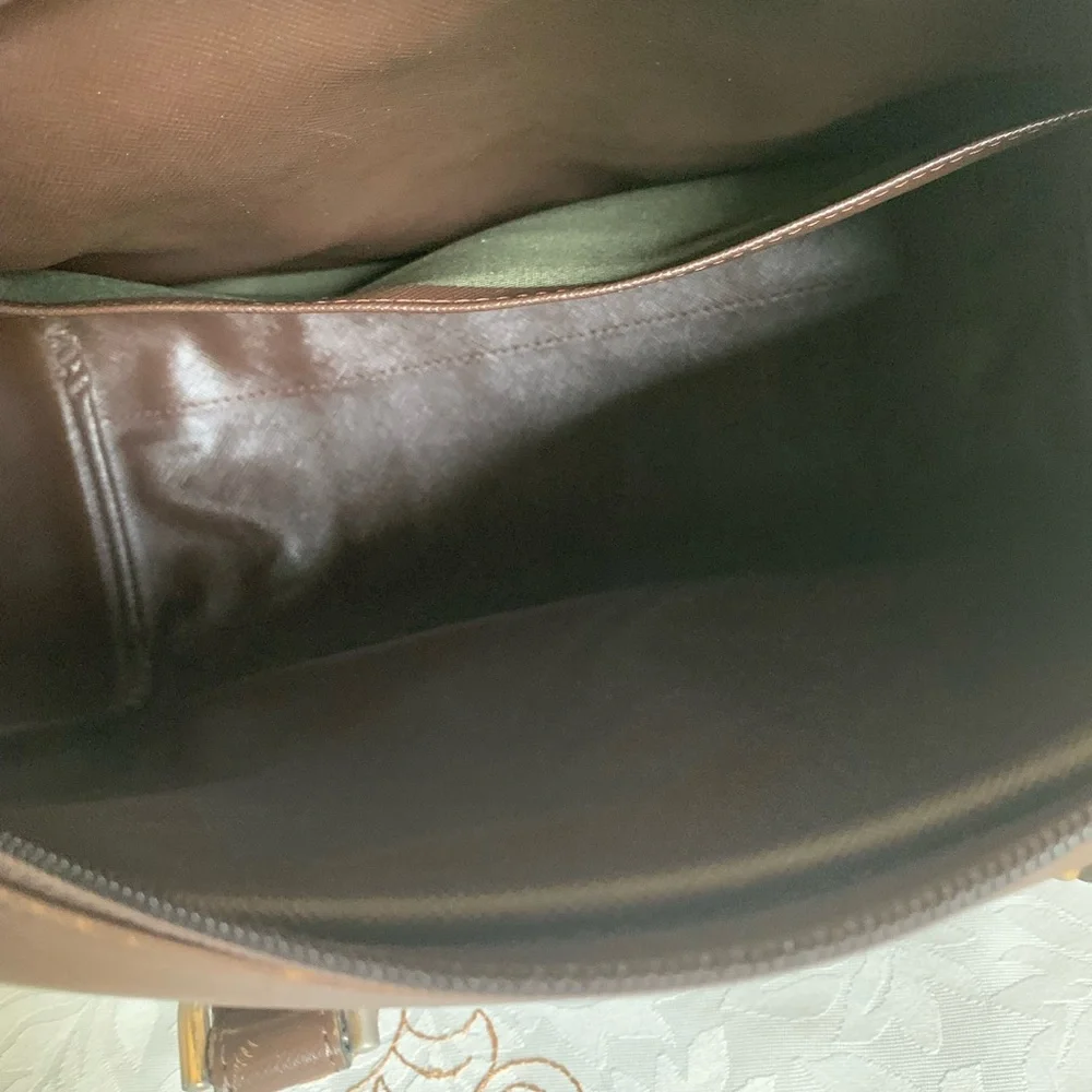 Burberrys vintage nova check canvas handbag with COA